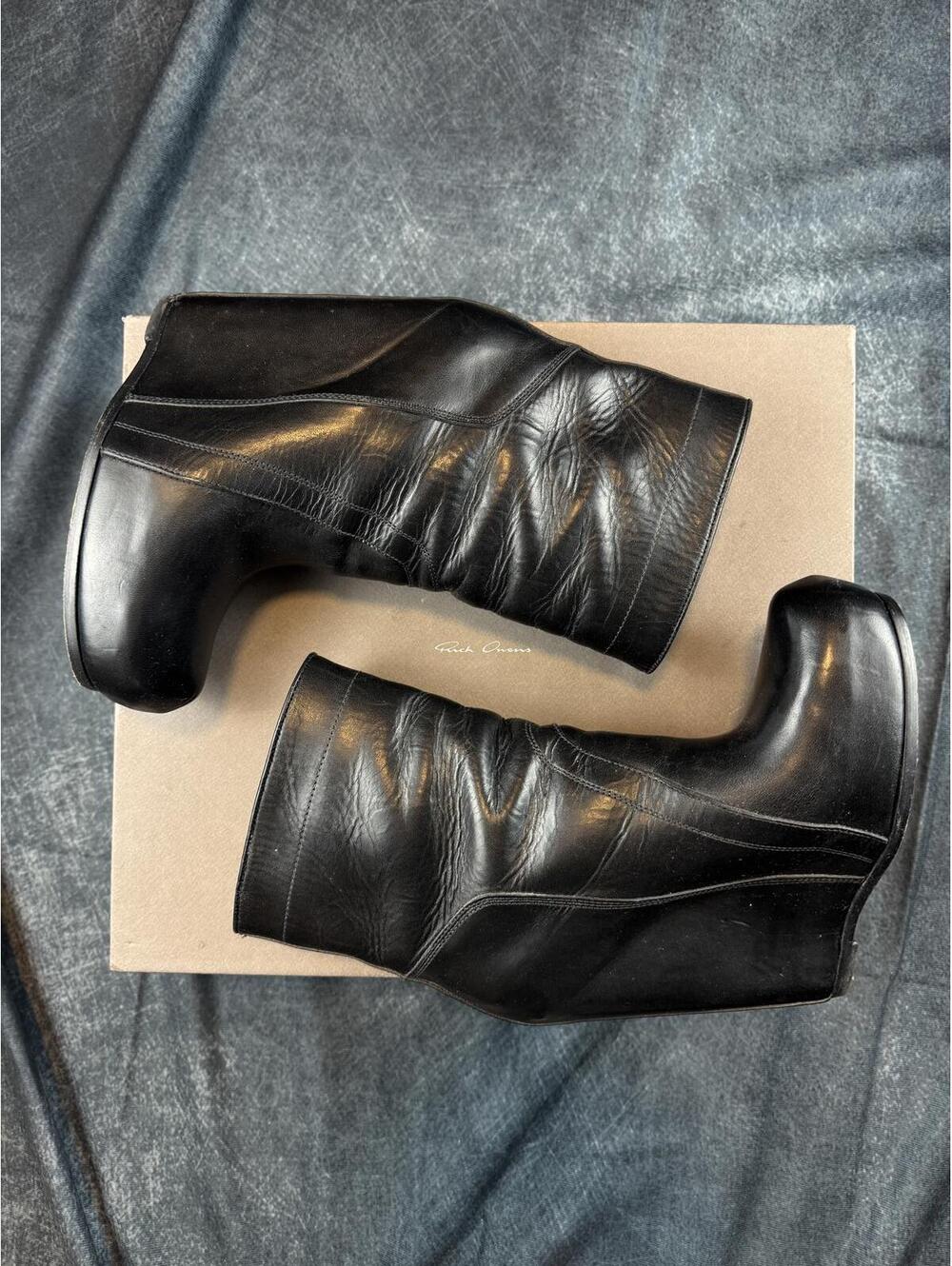 Rick Owens Mid Length Wedge Heels